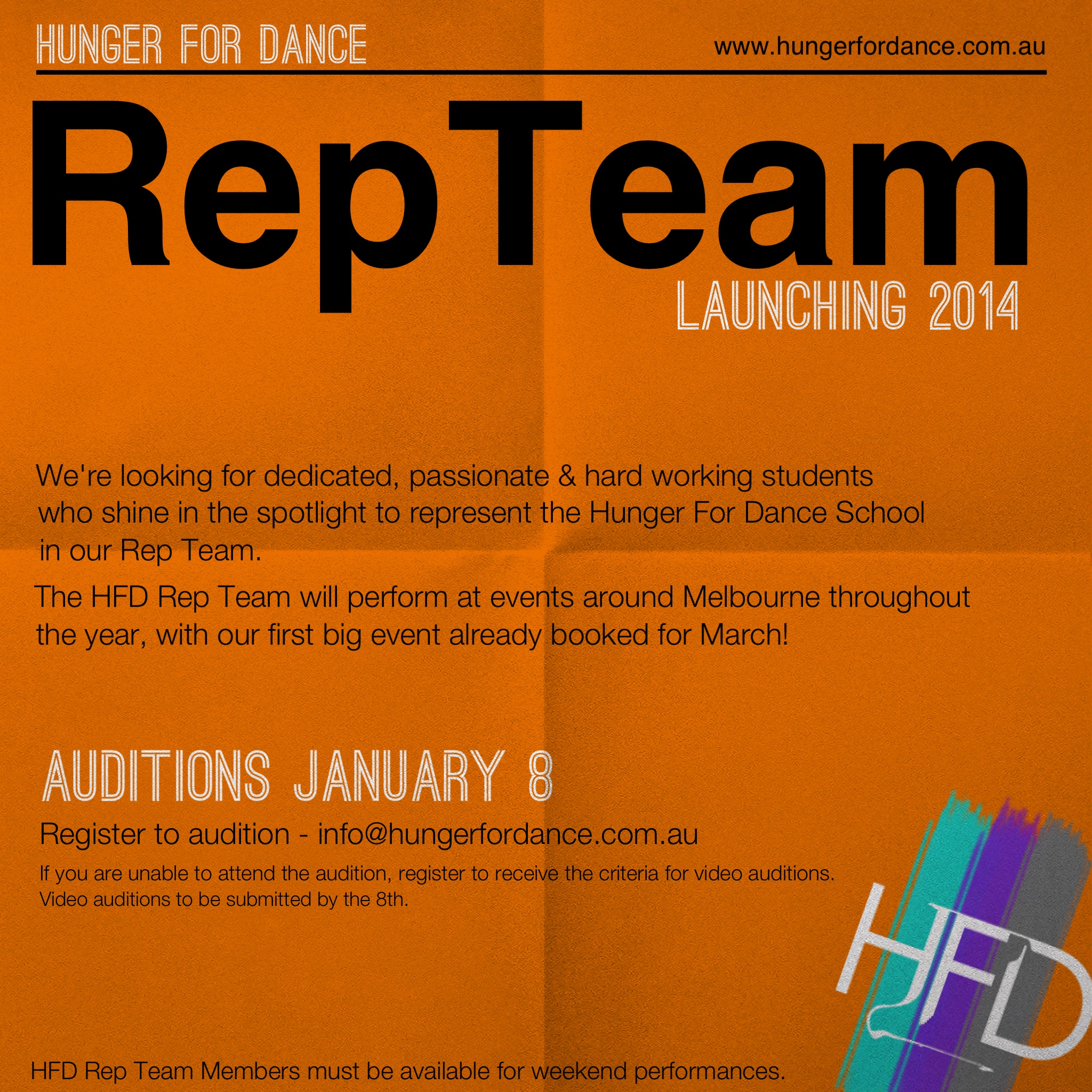 HFD Rep Team Auditions