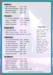 timetable 2019